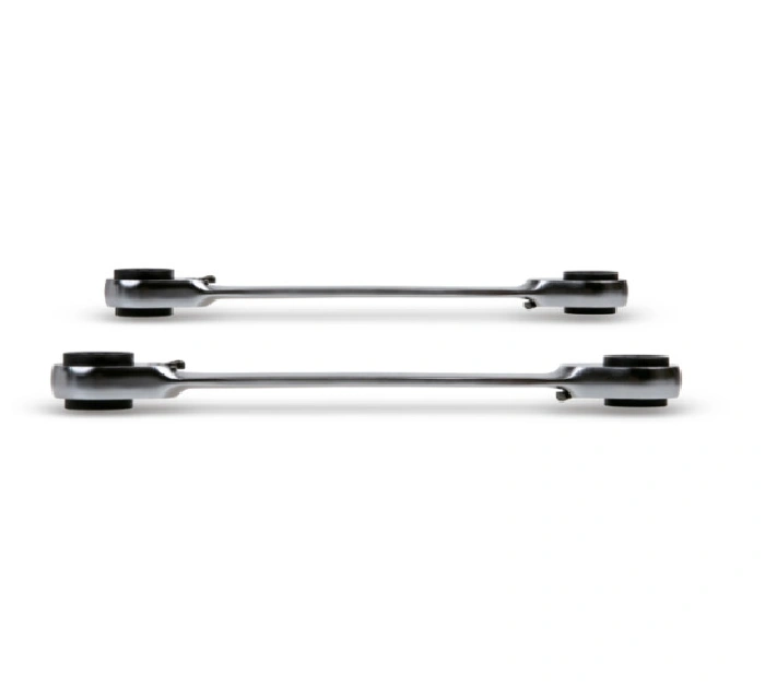 Juego de 2 llaves de estrella dobles con carraca reversible - 192/S2