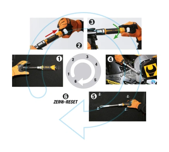 Llave dinamométrica de clic con carraca reversible - 666 - Imagen 6
