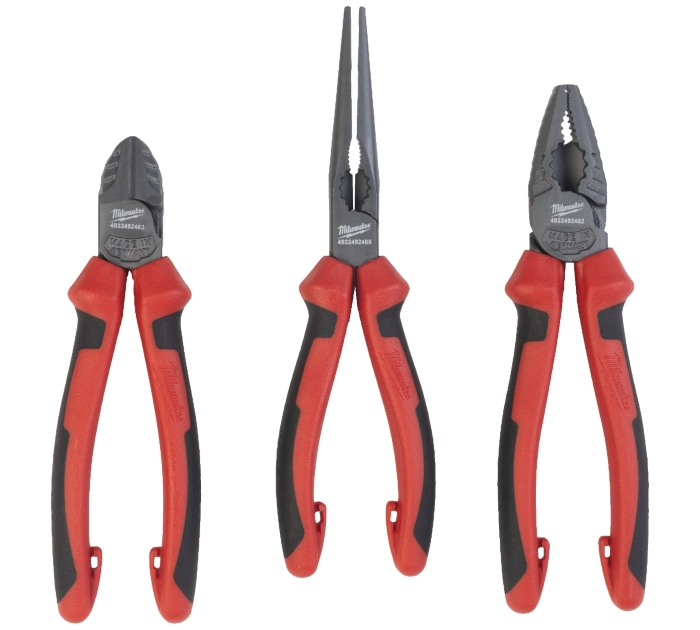 Juego de 3 alicates Milwaukee