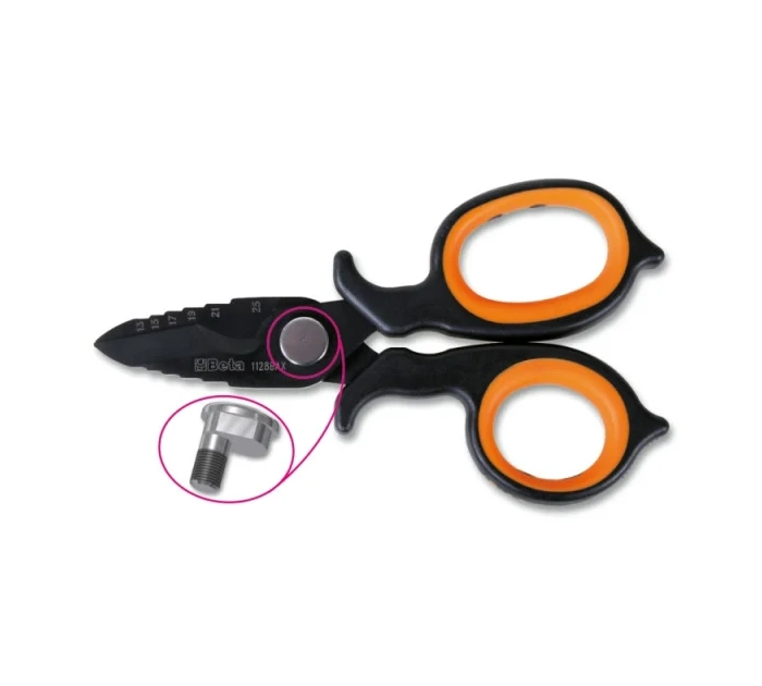 1128BAX tijeras de electricista de efecto doble