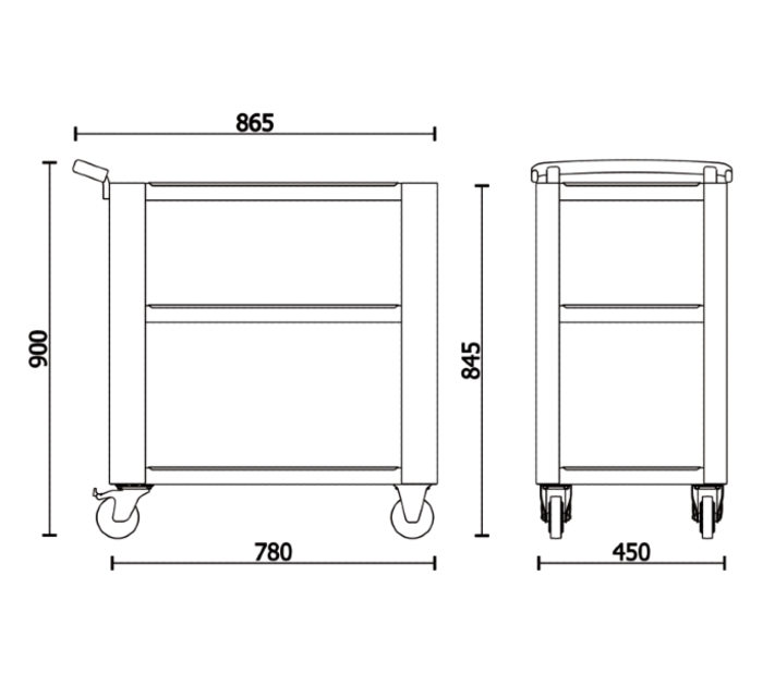 Carro de trabajo - C51 - Imagen 2