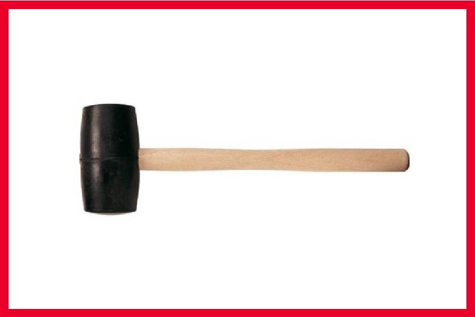 tipo de martillo de goma