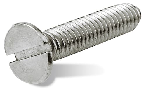 Tornillo de cabeza plana